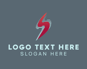 Company - Red Gradient Letter S logo design