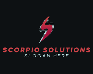 Red Gradient Letter S logo design