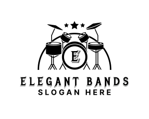 Drum Band Music logo design