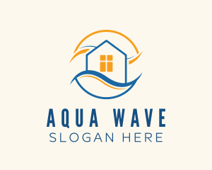 Seaside Apartment House logo design