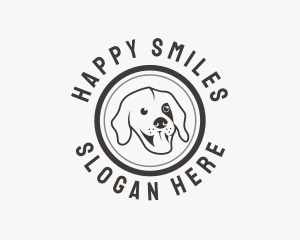 Happy Dog Face logo design