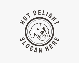 Happy Dog Face logo design