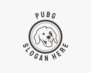 Pet - Happy Dog Face logo design