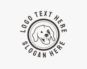 Happy Dog Face Logo