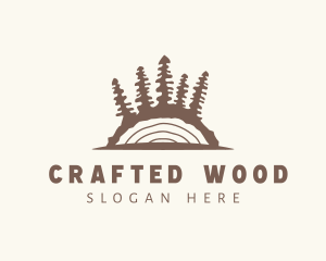 Forest Woods Lumber logo design