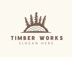 Lumber - Forest Woods Lumber logo design