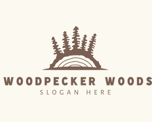 Forest Woods Lumber logo design