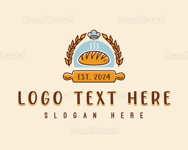 Bread Rolling Pin Logo