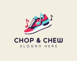 Musical Note Sneaker Logo