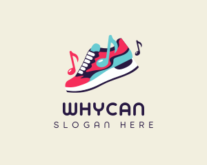 Musical Note Sneaker Logo