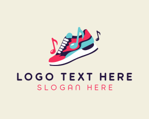 Musical Note - Musical Note Sneaker logo design