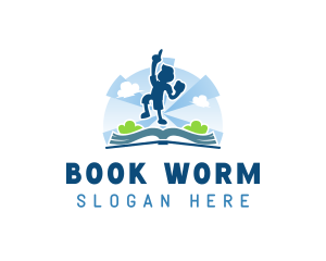 Read - Kid Adventure Book logo design