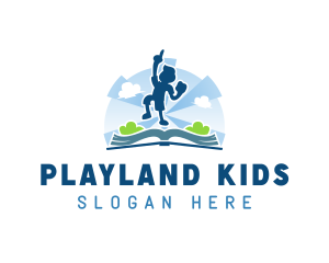 Kid Adventure Book logo design