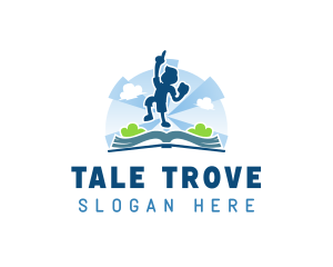 Kid Adventure Book logo design