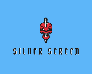 Game Streaming - Punk Skull Dagger logo design