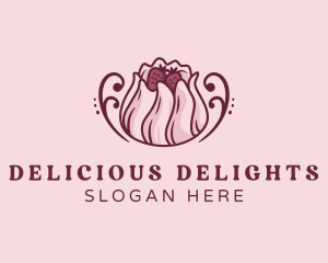 Delicious Fruit Pavlova logo design