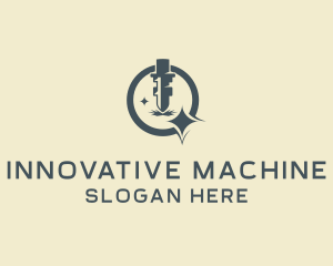 Industrial Laser Machine logo design