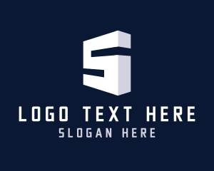 Modern Isometric Letter S Logo