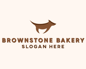 Brown - Brown Terrier Dog logo design