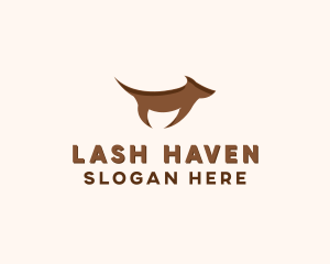 Brown Terrier Dog logo design