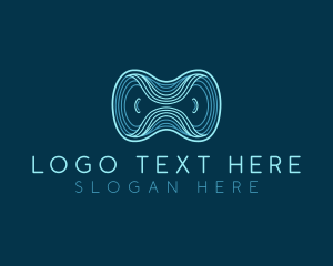Speakers - Sound Wave Tech logo design