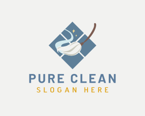 Cleaning Mop Window logo design