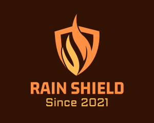 Fire Protection Shield logo design