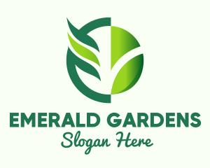 Natural Botanical Garden logo design