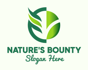 Natural Botanical Garden logo design