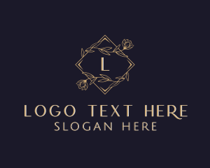 Spa - Elegant Wedding Floral logo design