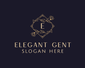 Elegant Wedding Floral logo design