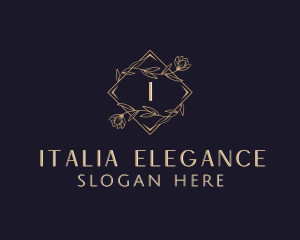 Elegant Wedding Floral logo design