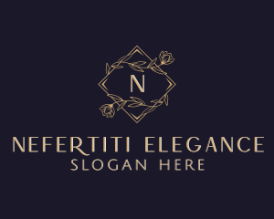 Elegant Wedding Floral logo design