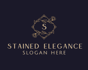 Elegant Wedding Floral logo design