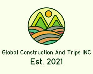 Adventure - Nature Mountain Hills Badge logo design