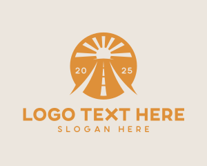 Trip - Sunrise Road Trip logo design