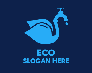 Swan - Water Tap Swan logo design