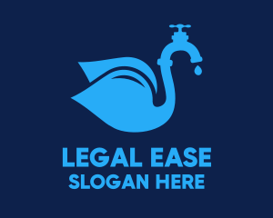 Utility - Water Tap Swan logo design