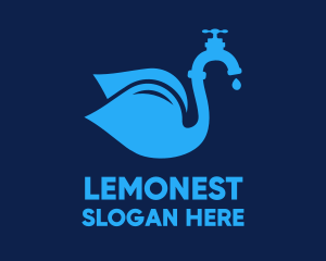 Pipeline - Water Tap Swan logo design