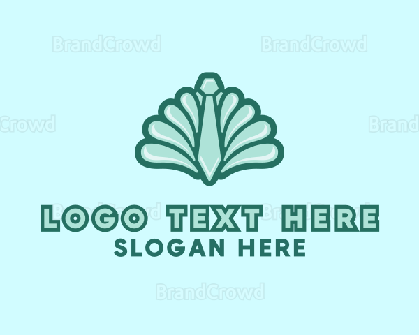 Seashell Clam Necktie Logo