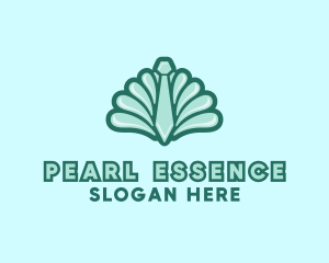 Pearl - Seashell Clam Necktie logo design
