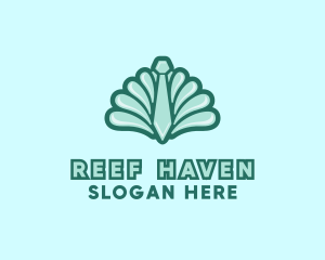 Reef - Seashell Clam Necktie logo design