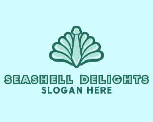 Seashell - Seashell Clam Necktie logo design