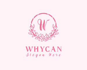 Sophisticated - Flower Arrangement Wreath logo design