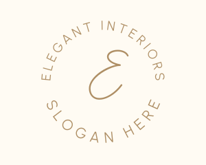 Elegant Round Business logo design