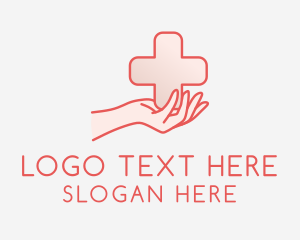 Gp - Medical Charity Cross logo design