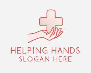 Humanitarian - Medical Charity Cross logo design