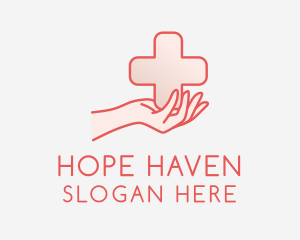 Humanitarian - Medical Charity Cross logo design