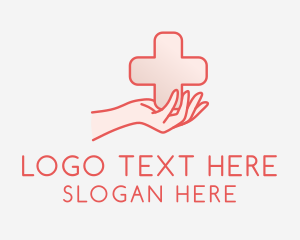 Humanitarian - Medical Charity Cross logo design