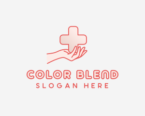 Medical Charity Cross logo design